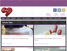 Tablet Screenshot of mommypie.com